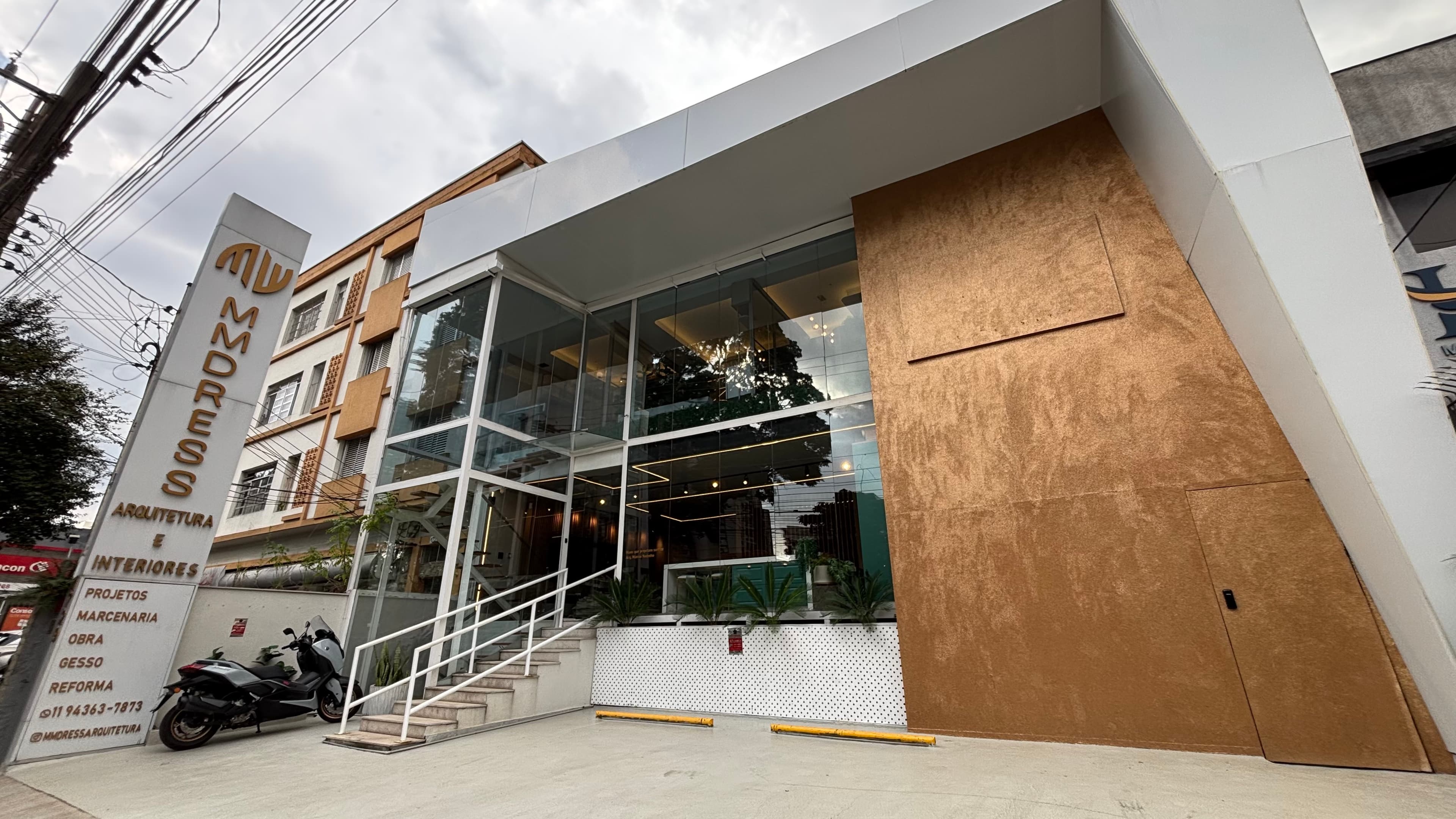 Fachada MMDress Arquitetura